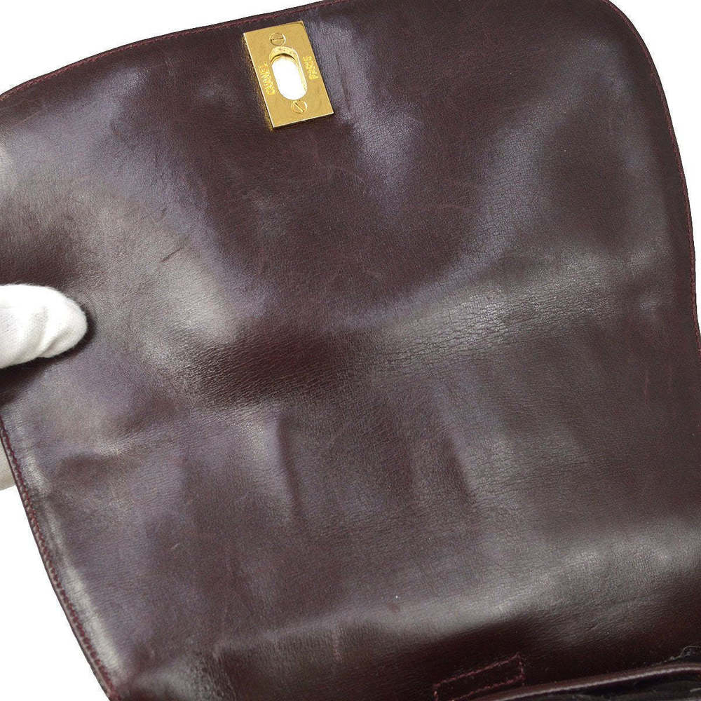 CHANEL * 1986-1988 Backpack Bordeaux Crocodile 60497 - Picture 8 of 11